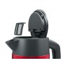 Bosch | Kettle | DesignLine TWK4P434 | Electric | 2400 W | 1.7 L | Stainless steel | 360° rotational base | Red/Black - 3